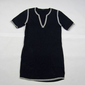 J. Crew Women's Size XS Navy V-Neck Shift Dress Wi